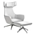 Modern Armchair with Elegance 3D model small image 7