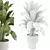  Modern Indoor Plant Set 7 3D model small image 4