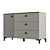 Zima One-Door Chest with Drawers 3D model small image 3