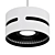 Modern Oxford Mini Pendant Light 3D model small image 1