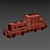 Lego Train Locomotive 80060 Model 3D model small image 6