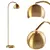 John Lewis Mini Floor Lamp "Hector 3D model small image 1