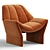 Elegant BERT Armchair by Romatti 3D model small image 1