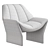 Elegant BERT Armchair by Romatti 3D model small image 3