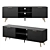 INDIO Black & Gold TV Cabinet 3D model small image 1