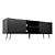 INDIO Black & Gold TV Cabinet 3D model small image 6