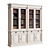 French Provincial Bookcases Set 3D model small image 2