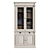 French Provincial Bookcases Set 3D model small image 3