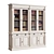 French Provincial Bookcases Set 3D model small image 9