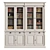 French Provincial Bookcases Set 3D model small image 10