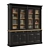 French Provincial Bookcases Set 3D model small image 17