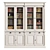 French Provincial Bookcases Set 3D model small image 20