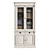 French Provincial Bookcases Set 3D model small image 21