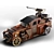 Steampunk Racer Textured Bundle (English translation) 3D model small image 1