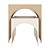 Minimalist Arch Table - S/L 3D model small image 2