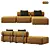 Modern Modular Domkapa Shinto Sofa 3D model small image 2