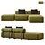 Modern Modular Domkapa Shinto Sofa 3D model small image 4