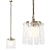 Frosted Glass Crystal Pendant Light 3D model small image 5