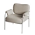 Modern Chic Replica Bollo Armchair 3D model small image 2