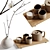 Japanese Style Decor Set "Hasami 3D model small image 1