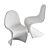 Vitra Panton Chair: Pale Rose 3D model small image 6