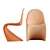 Vitra Panton Chair: Pale Rose 3D model small image 7