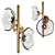 Elegant Maytoni Miracle Wall Sconce 3D model small image 1