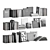 Contemporary Book Collection Set 3D model small image 1