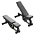 Technogym Adjustable Weight Bench Pure 3D model small image 4