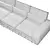  Modern Comfort Landy Corner Sofa 3D model small image 4