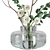 Elegant Blooms Bouquet Set 3D model small image 2