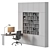 IKEA Modern Office Furniture 3D model small image 7