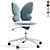 Ergonomic Pixie Office Chair 3D model small image 1