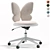 Ergonomic Pixie Office Chair 3D model small image 5