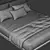 Modern Stylish Biggie Bed Frame 3D model small image 4