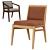 Modern Oslo Dining Chair Design 3D model small image 1