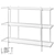 Industrial Wood Metal Storage Shelf 3D model small image 2