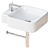 European Style Sink Basin Design 3D model small image 1