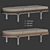 Elegant Rhythm Chaise Lounge 3D model small image 6