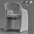 E7.6 Ellipse Chair with Armrests 3D model small image 3