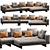 Luxury Minotti Dylan Set 12 3D model small image 3