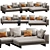 Luxury Minotti Dylan Set 12 3D model small image 4