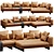 Luxury Minotti Dylan Set 12 3D model small image 5