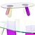 Colorful Glass Dining Table 3D model small image 1