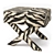  Eichholtz Ottoman Cordoba Zebra 3D model small image 6