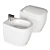 Elegant Atelier WC Bidet Set 3D model small image 2