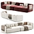 Luxurious Cosy Sofa, Italian Design 3D model small image 2