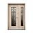 Custom Entry Doors: FALKO Stylized 3D model small image 2