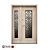 Custom Entry Doors: FALKO Stylized 3D model small image 5