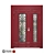 Custom Entry Doors: FALKO Stylized 3D model small image 6